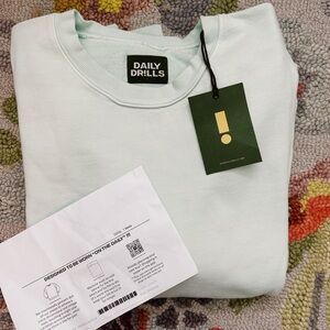 Daily Drills NWT oversized crew! Size XS/SMALL